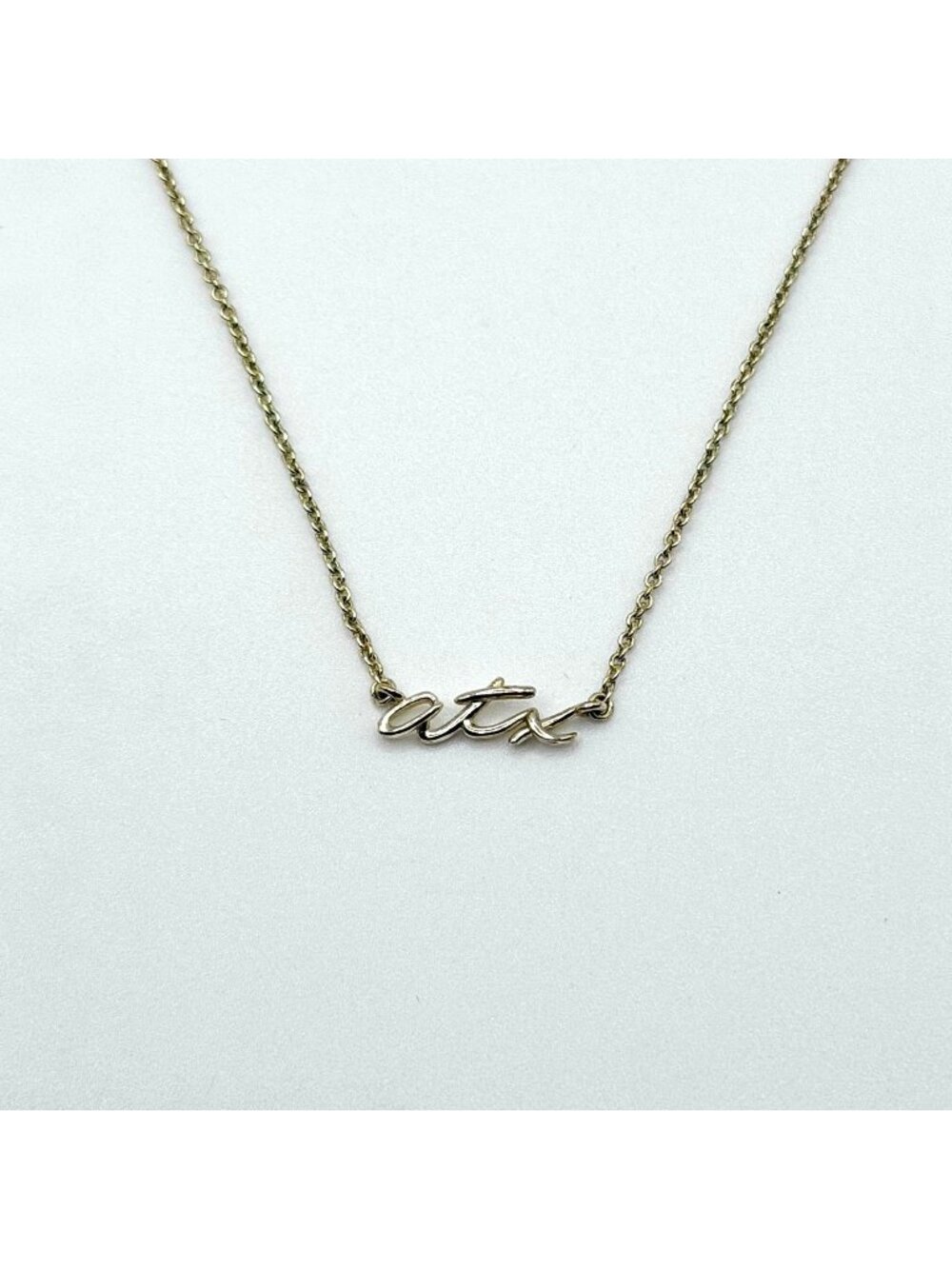 Kendra Scott ATX Gold-Tone Chain Necklace Adjustable Lobster Clasp